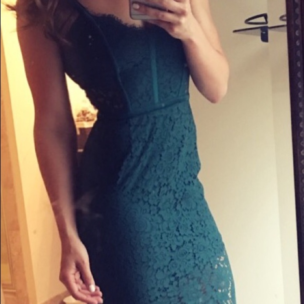 Express Womens Green Dress Size 6